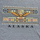 Vintage 90s Alaska Native American Tribe Culture Puff Print Eagle Shirt Size Xl
