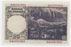 Spain Espa  a 25 Pesetas 19-2-1946 Pick 130 a Unc Uncirculated Banknote Estrada