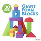 Large Foam Building Blocks For Toddlers - Jumbo 30-piece Set