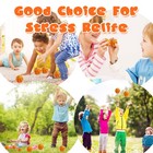 24 Pack 2 5 Inch Basketball Stress Ball mini Foam Squeeze Sports Balls For Sp   