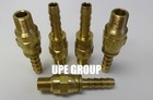  10 Pack  1 4 Swivel Hose Barb X 1 8 Male Npt Brass  Fitting Gas Fuel Water Air