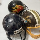 Mini Helmet Lot Of 3 - World League Of American Football Wlaf 3 1 2 Please Read 