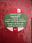 Creatology Christmas Foam Stocking Shapes For Crafts 18-piece Set Red 3  Years