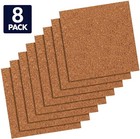 Quartet Cork Tiles  Bulletin Board Cork Panels 12  X 12  X 3 16   Natural  8    