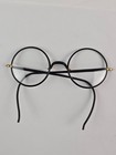 Antique Black Windsor Round Eyeglasses S-q Gold Filled 113mm Excellent Cond
