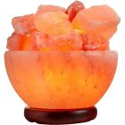 Large Himalayan Salt Lamp 9 Lb Round Shape Fire Bowl Night Light For Room Decor