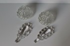 Classic Cut Glass Antique Matching Perfume Decanters