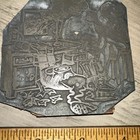 Printing Block   Weird Image    Woman Sitting  A Man On Floor Feet On Desk      