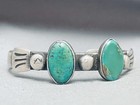 Amazing Vintage Navajo Royston Turquoise Sterling Silver Bracelet