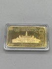 Donald Trump Gold Foil Bullion  100 Dollar Bill Bar Us President Collectibles