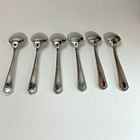 6  Soup Spoons Lenox Archway Glossy 18 10 Stainless Oval Place Table Spoons 