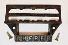 Antique Cast Iron Lot Of  12  Sherer 5    Drawer Pulls Handles W screws  Rare