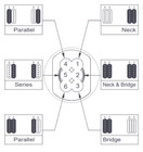 Prs Cust Solderless Wiring Upgrade 6-way Switch series-parallel inner-outer Coil