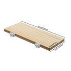 Parrot Bird Wood Perch Platform Large Stand Shelf For Birds tree Perches 1 Pc