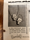 2 Vintage Randotti Small  pirate Skulls   With Glow In The Dark Stickers