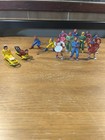 13 Vintage Barclay Toy Winter Christmas Figures Skier Sledder Skater 