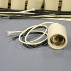 200 Leviton Unglazed Porcelain Light Socket Lamp Holders Medium 660w 250v 70035