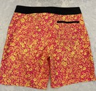 Hurley Neon Pink Yellow Floral Board Shorts Swim Suit Surf Men   s Size 30 Resort
