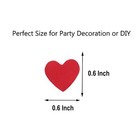 Heart Sequins Wedding Confetti Valentine Day Decorations Metallic Red Table