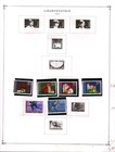 Collection  Liechtenstein Part B Scott Pages  1974 1987  Cat  109  Mint   Used