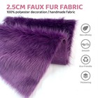 Luxury Long Haired Faux Fur Fabric For Soft Toys  Crafts  Cosplay Dress Diy Sew