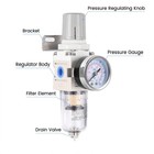 1 4 Inch Npt Air Filter Pressure Regulator  Water Separator Compressed Air Pr   
