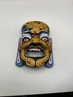 Hand Painted Wooden Carved Chinese Mask Wei Chi