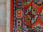 Vintage Sultan Woven Wool Prayer Rug 16  X 27  Including Fringe