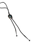 Vintage Sterling Silver Turquoise Bolo Tie Western Cowboy Handmade 42g
