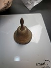Antique French Brass Hand Bell  Early 1900s     School   Shop Bell No Knocker