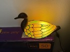 Vintage Stained Glass Tiffany Style Duck Lamp Table Desk Night Light