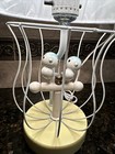 Vintage 1960 s Birds In A Cage Nursery child s Room Table Lamp W new Lampshade