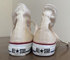 Vintage 70s Made In Usa Converse All Star Chuck Taylor Cream Size 7 With Box