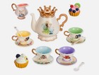 Disney Parks Princess Magical Tea Set W  Sound Cinderella Belle Ariel New