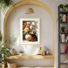 Cat Paint By Numbers Kit  Flowers Vase Paint By Numbers For Adults We031