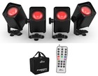 4  Chauvet Dj Freedom H1 Ip Ils X4 Rgbwa uv Indoor outdoor Wash Lights rfc Remot