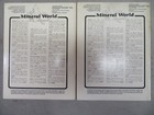 2 Mineralogical Record Magazines Volume 10 Numbers 3 And 4 1979 Volume 10