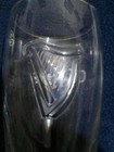 Guinness Embossed Beer 16 Oz Pub Tulip Glass Harp Print Set Of 4 New