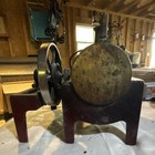 Antique Weeden Live Steam Model Steam Engine W  Stand  Metal  Black   Brass
