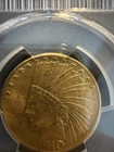 1910-d Au Details Cleaned  10 Indian