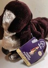 Vtg Applause Hush Puppies Beanbag  Brown Velvet 6  Stuffed Animal Dog Plush  