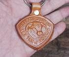 Vintage Leather Keychain Key Fob Texas Hereford Brand Tex Tan Of Yoakum Saddles