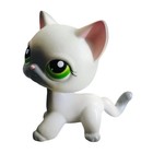 Littlest Pet Shop Lps  125 Shorthair Cat Rare Vintage Authentic Green Eyes 
