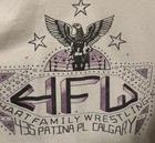 Bret    hitman    Hart Roots Of Fight Ultra Rare Tank Top White Pink Print Large