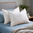 Peace Nest Medium-firm Goose Feather Down Bed Pillows Set Of 2 With