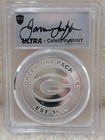 Green Bay Packers 999 Fine Silver Troy Ounce Coin Signed James Lofton  Nfl 2025