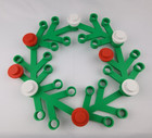 3d Printed Lego-inspired Giant Christmas Wreath   18x18 Inch   Holiday Decor