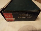 Vintage K e Leroy Lettering Set Drafting Keuffel Esser Wooden Case 1950 37186