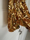 Sparkly Gold Sequined Girls  Weissman Jazz contemporary Dance Dress  Size Lc