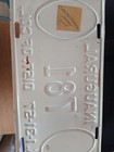 Authentic 1957 Eisenhower nixon Inaugural License Plate Low  781 Rep Utt